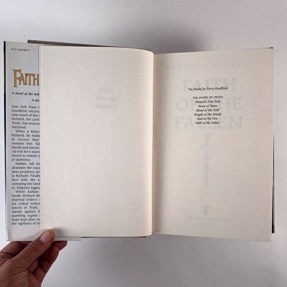 2/$50 - Faith of the Fallen by Terry Goodkind - Picture 7 of 14